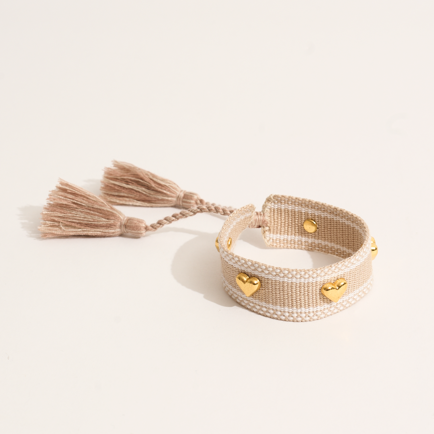 Brazalete Telar Beige
