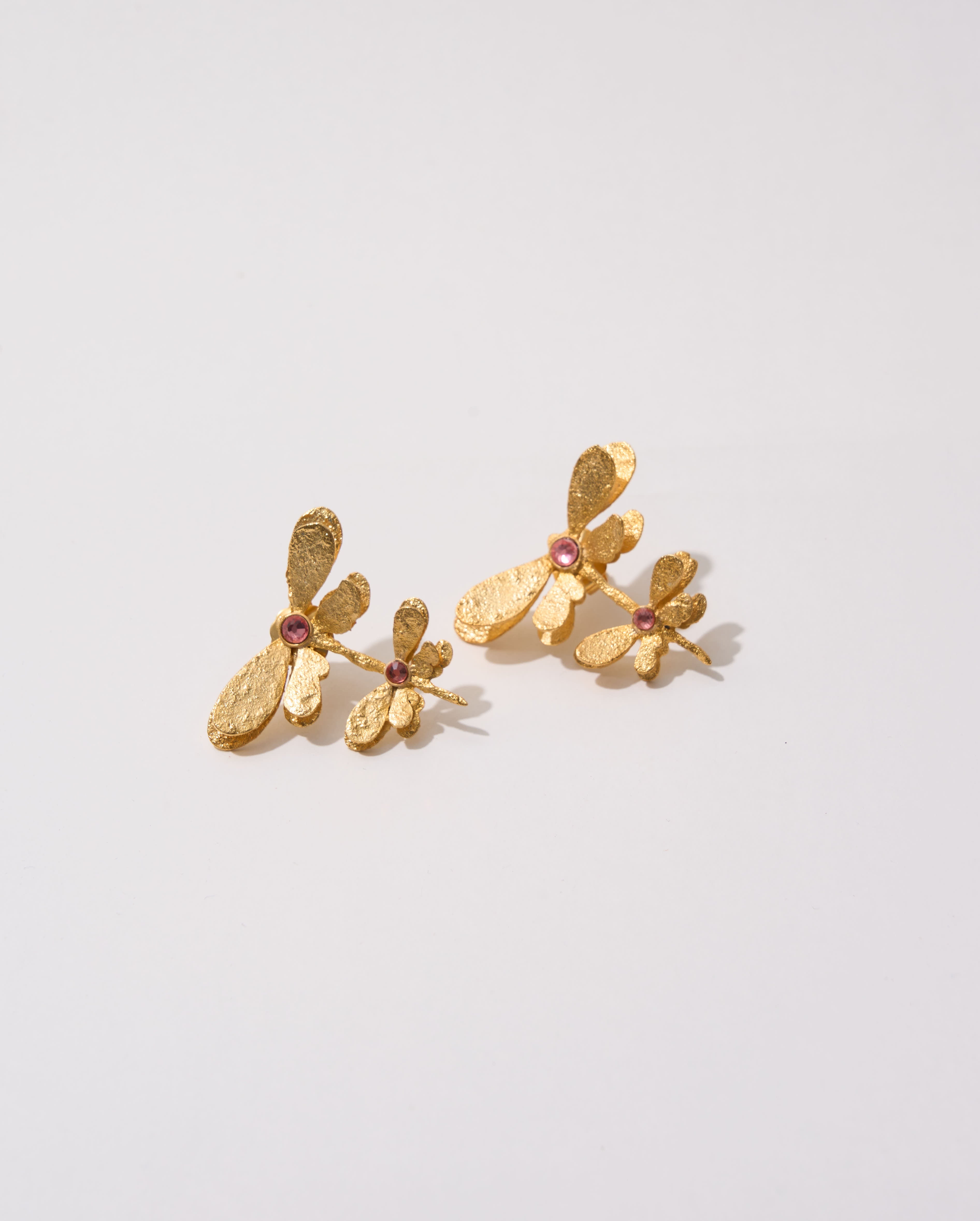 Aretes Libélula Doble