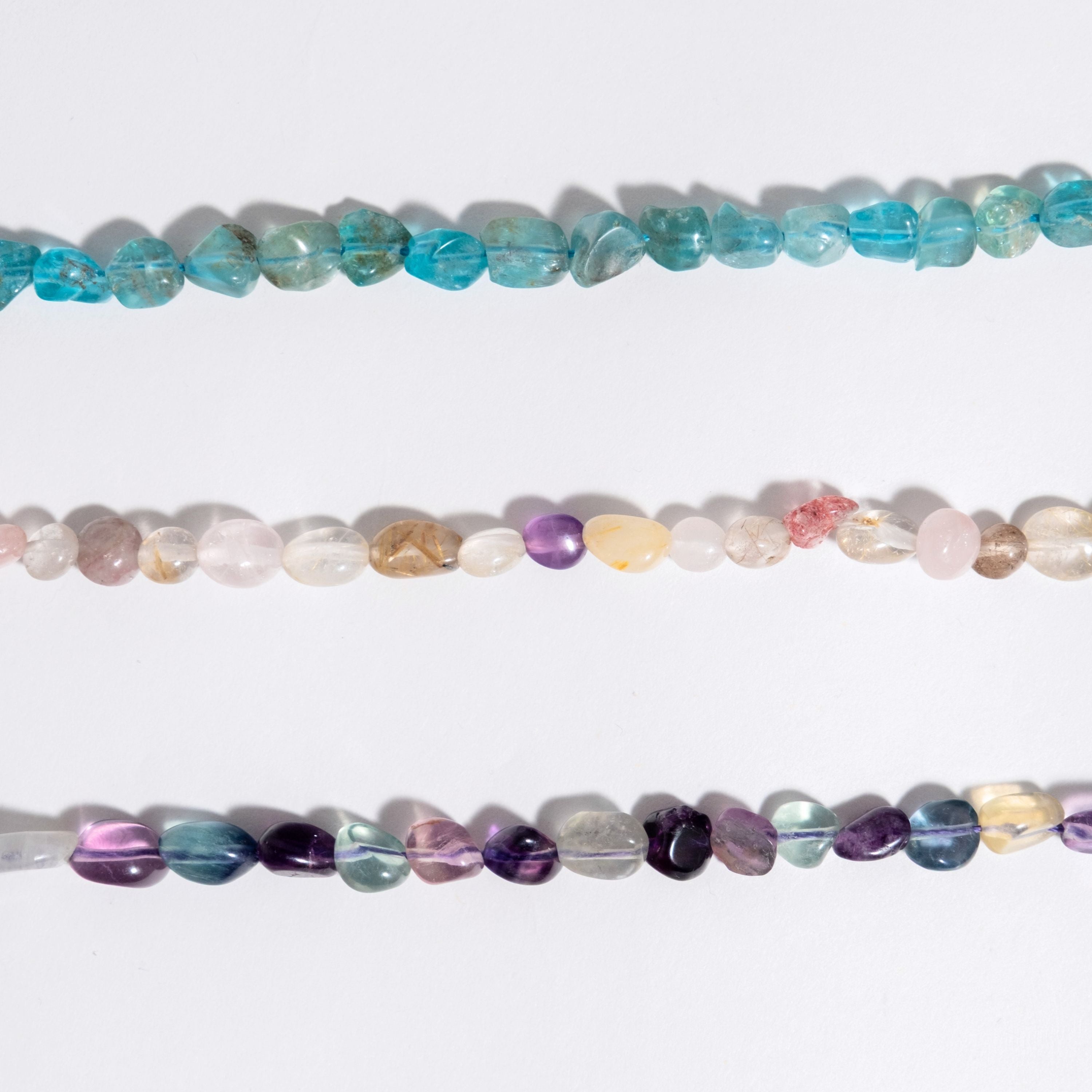 Collar Fluorita Azul